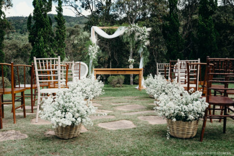 Casamento de dia no Sítio